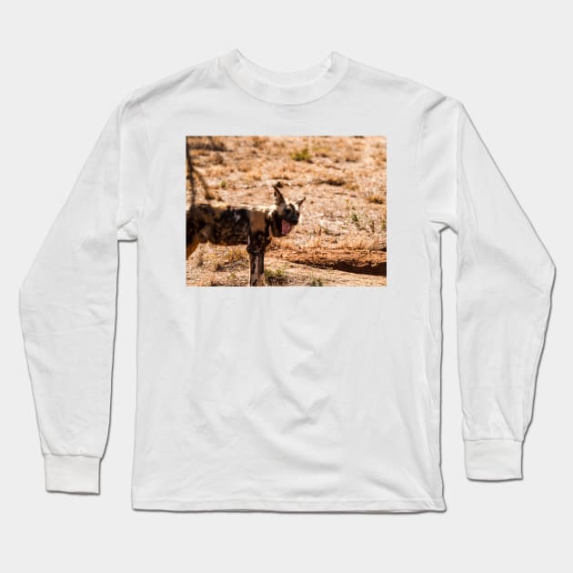 Wild dog Long Sleeve T-Shirt by brians101